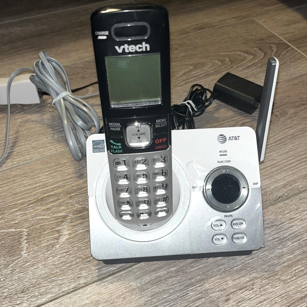 AT&T Cordless 2 Handset Phone System - $18